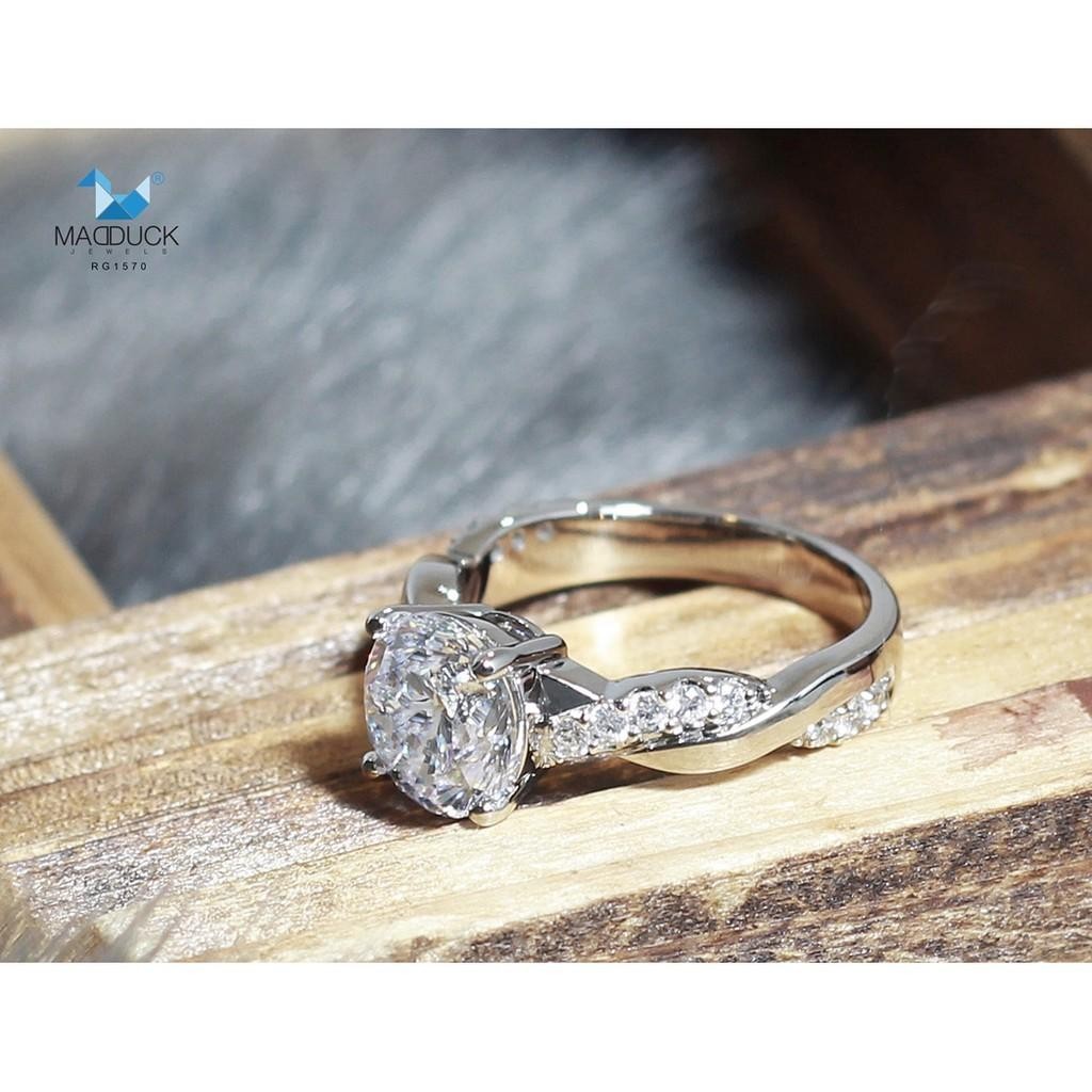 Women's ring – CZ in 925 silver by Madduck Jewels