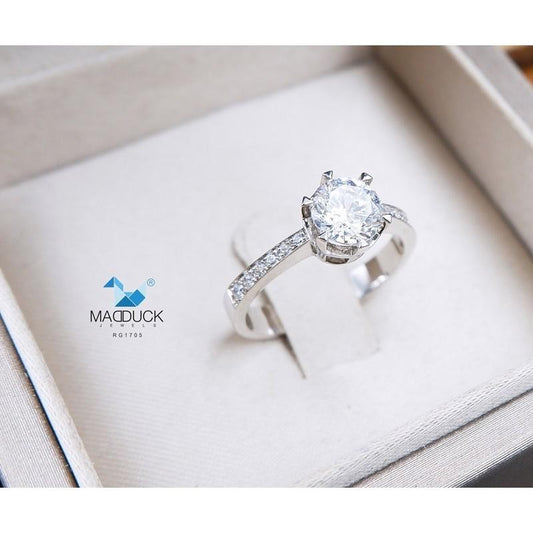 Women's ring – CZ in 925 silver by Madduck Jewels