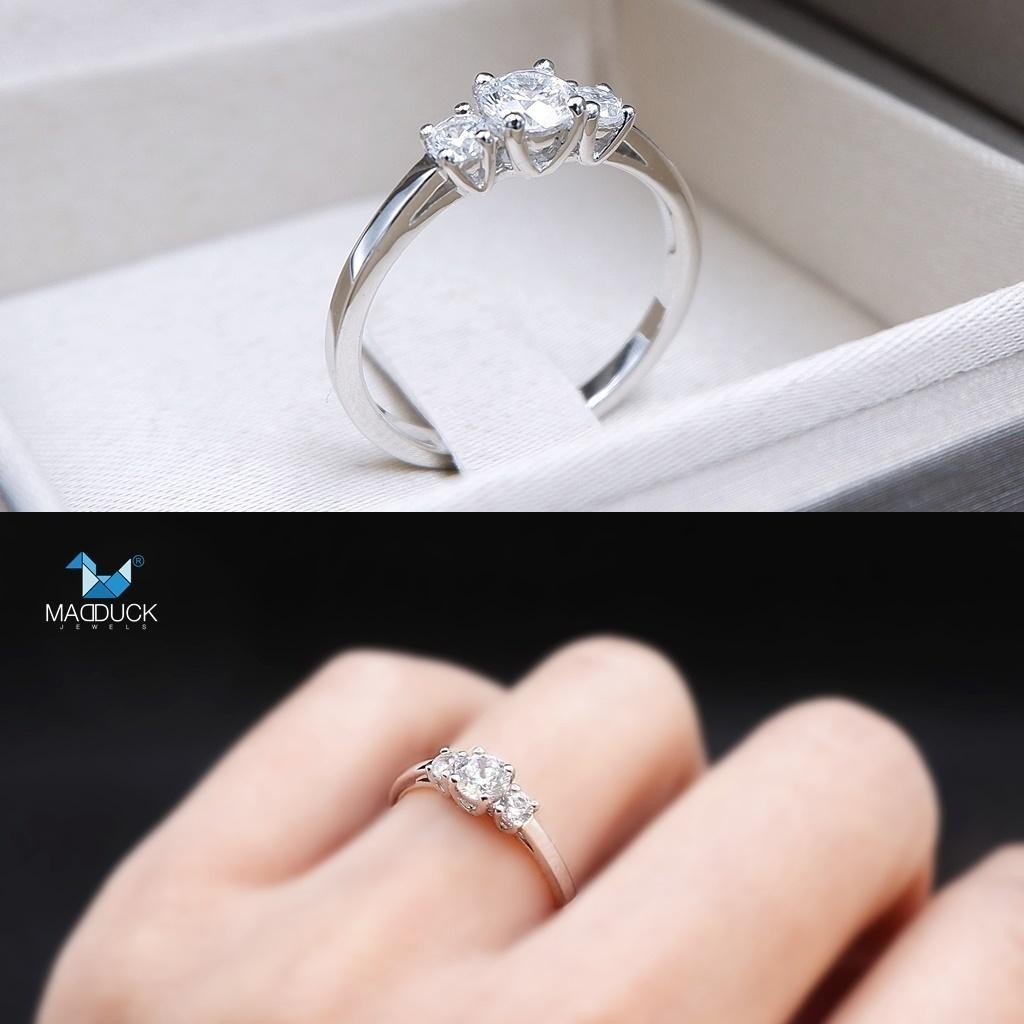 Women's ring – CZ in 925 silver by Madduck Jewels