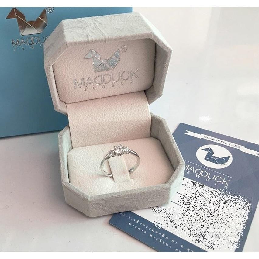 Women's ring – CZ in 925 silver by Madduck Jewels