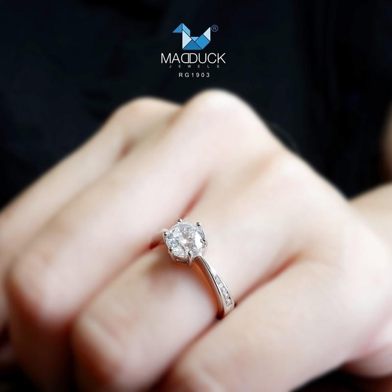 Women's ring – CZ in 925 silver by Madduck Jewels