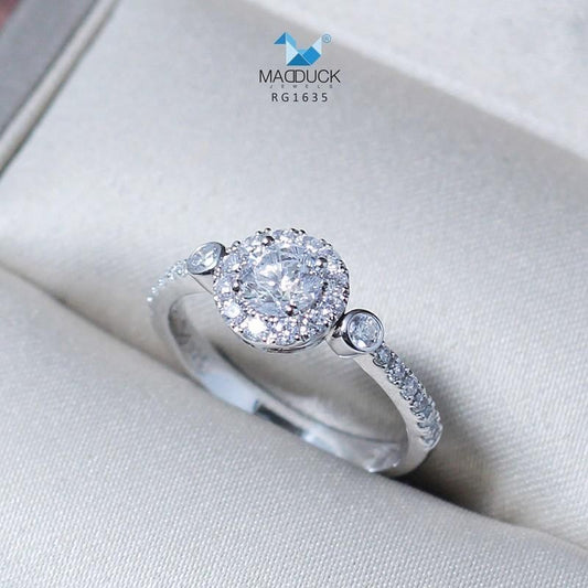 Women's ring – CZ in 925 silver by Madduck Jewels