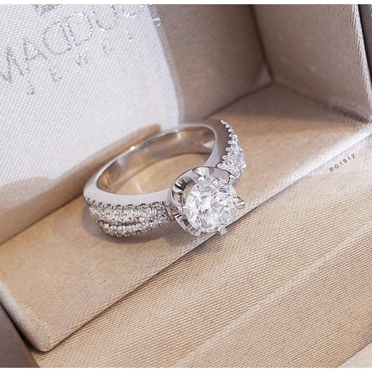 Women's ring – CZ in 925 silver by Madduck Jewels