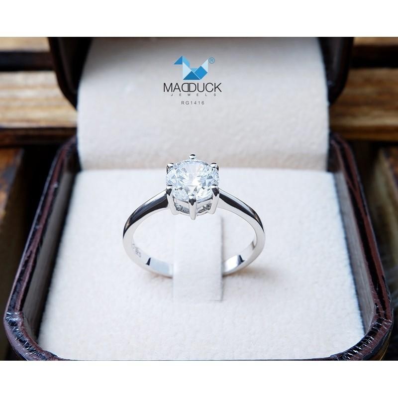 Couple ring set – CZ in 925 silver by Madduck Jewels
