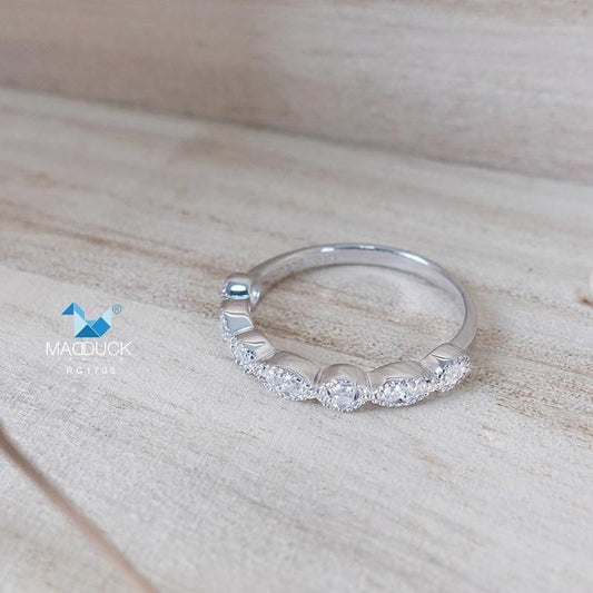 Women's ring – CZ in 925 silver by Madduck Jewels