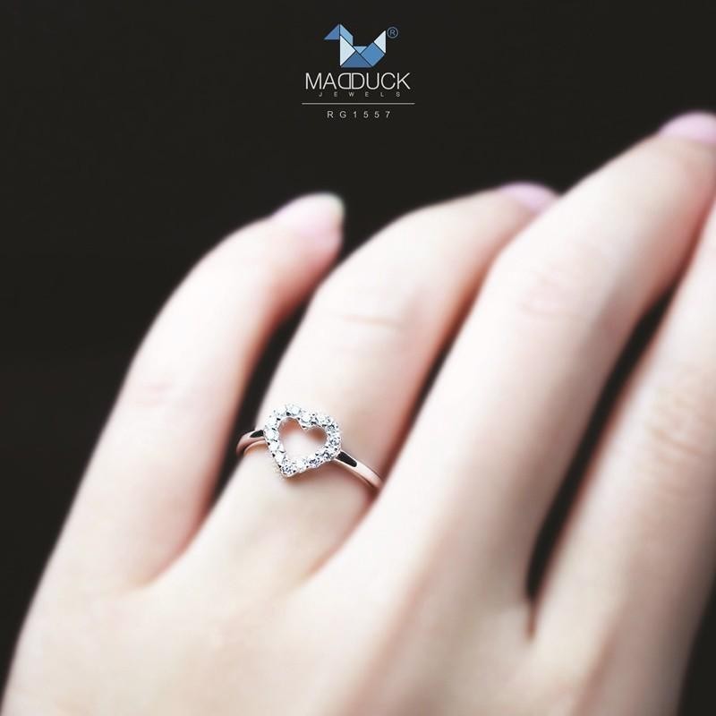 Couple ring set – CZ in 925 silver by Madduck Jewels