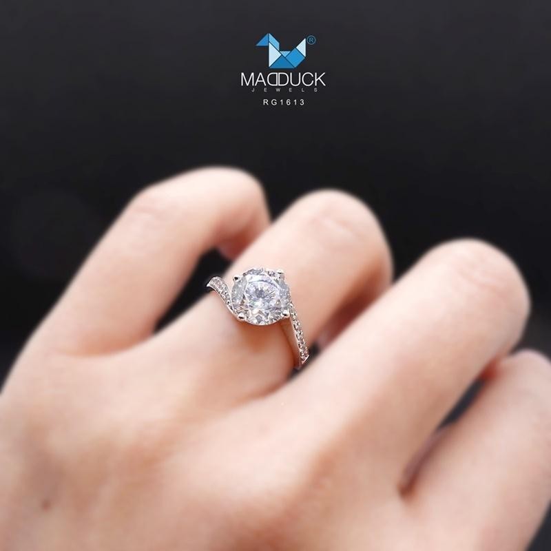 Women's ring – CZ in 925 silver by Madduck Jewels