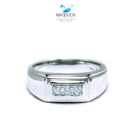 Men's ring – CZ in 925 silver by Madduck Jewels