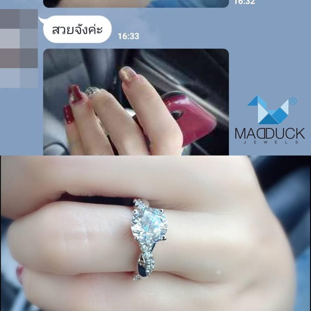 Women's ring – CZ in 925 silver by Madduck Jewels