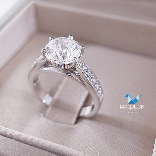 Women's ring – CZ in 925 silver by Madduck Jewels