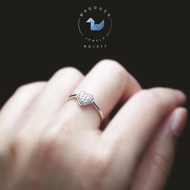 Couple ring set – CZ in 925 silver by Madduck Jewels