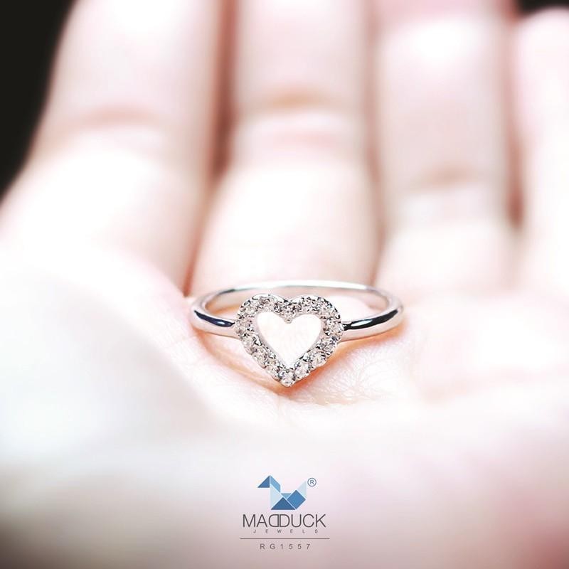 Couple ring set – CZ in 925 silver by Madduck Jewels