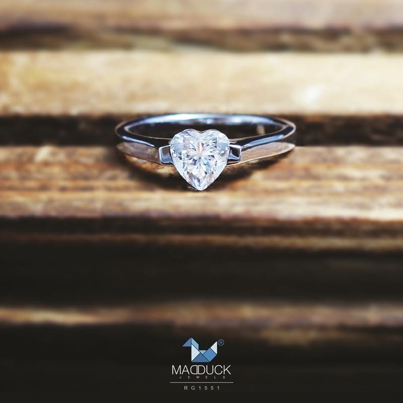 Women's ring – CZ in 925 silver by Madduck Jewels