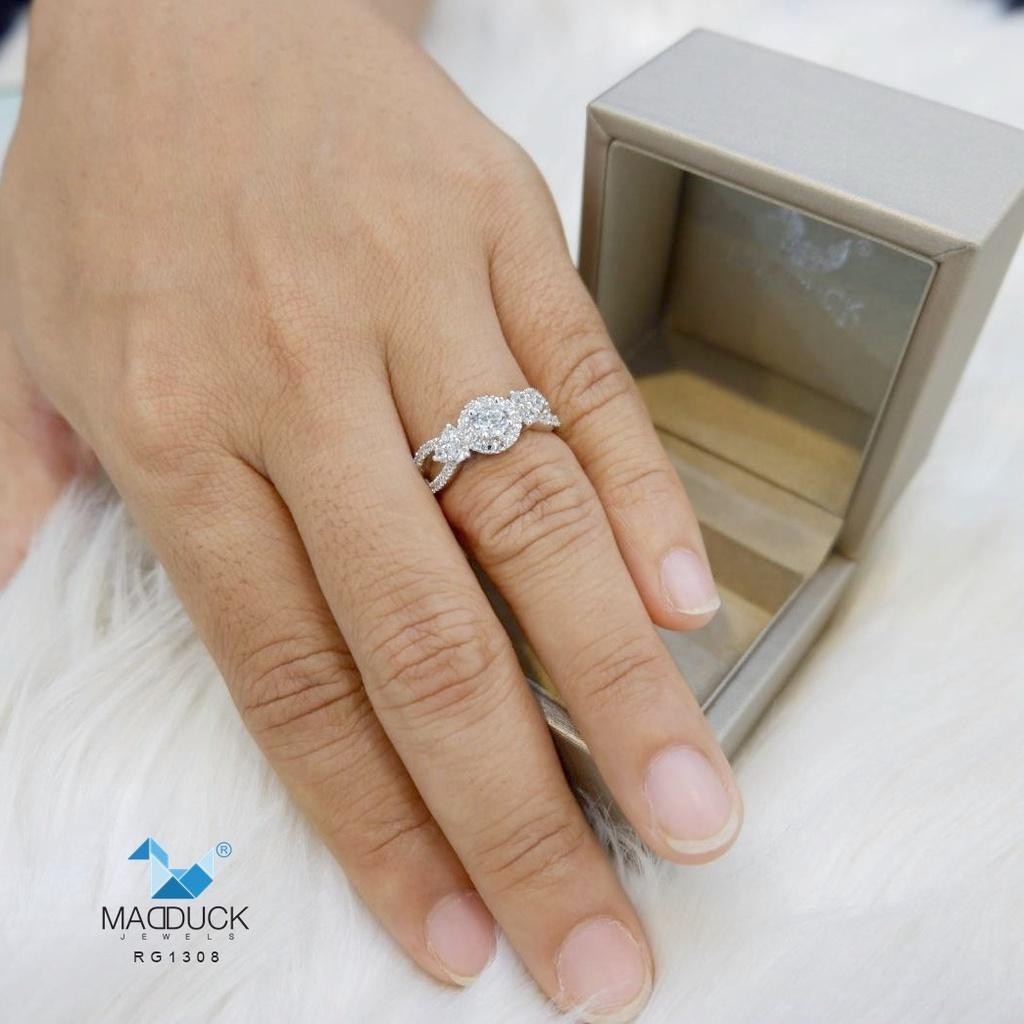 Women's ring – CZ in 925 silver by Madduck Jewels