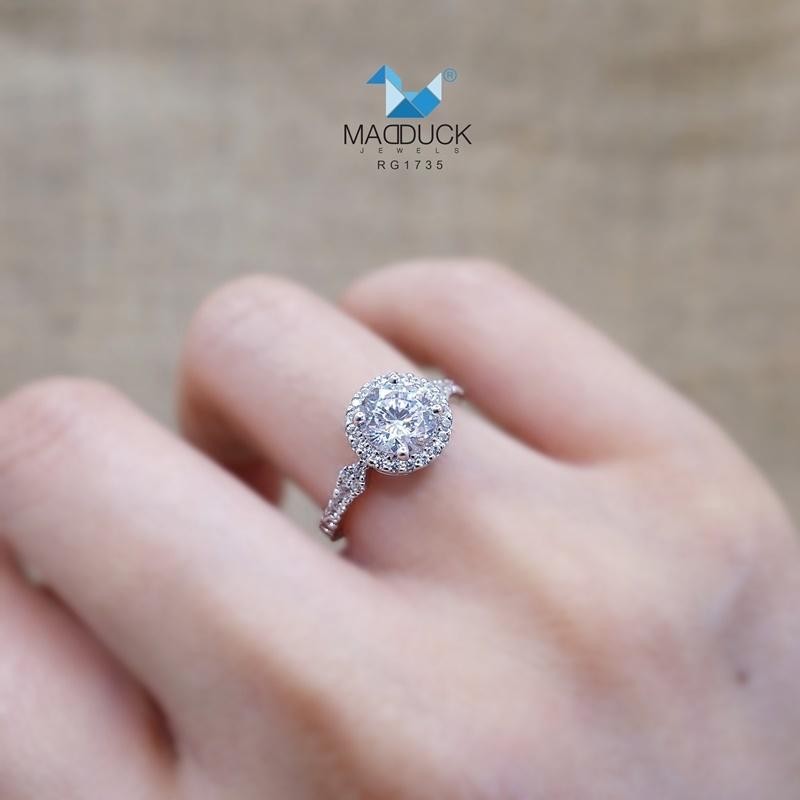 Women's ring – CZ in 925 silver by Madduck Jewels