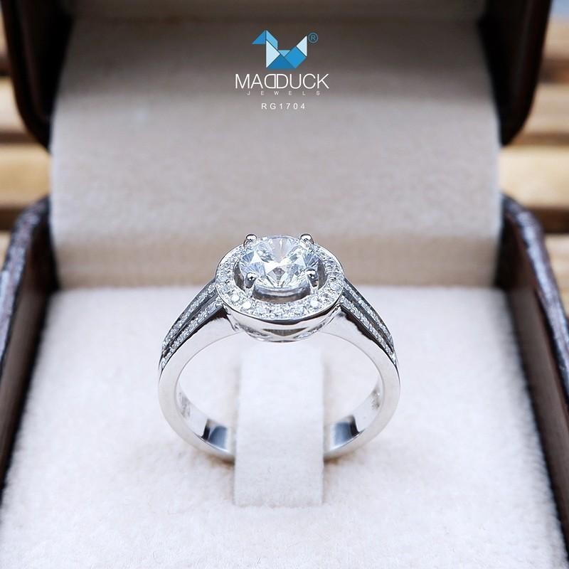 Women's ring – CZ in 925 silver by Madduck Jewels