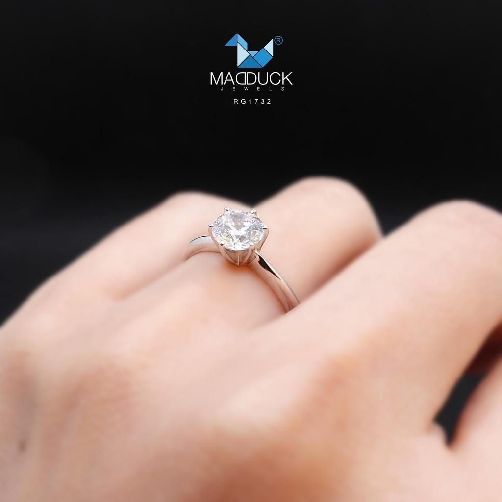 Women's ring – CZ in 925 silver by Madduck Jewels