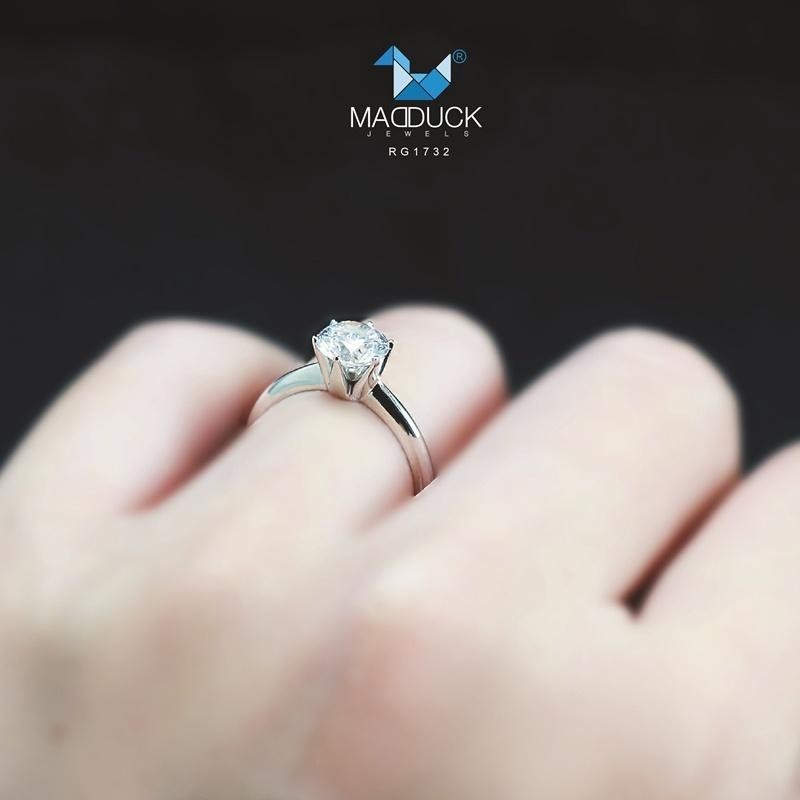 Couple ring set – CZ in 925 silver by Madduck Jewels