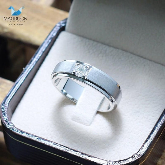 Couple ring set – CZ in 925 silver by Madduck Jewels