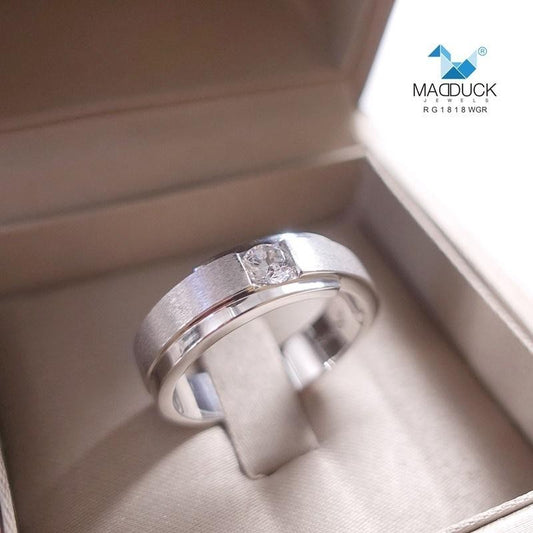 Men's ring – CZ in 925 silver by Madduck Jewels