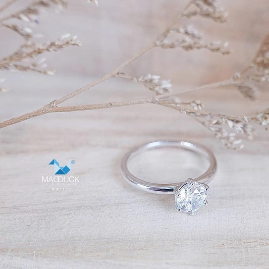 Women's ring – CZ in 925 silver by Madduck Jewels