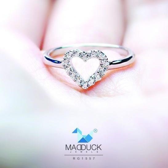 Women's ring – CZ in 925 silver by Madduck Jewels
