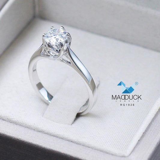 Women's ring – CZ in 925 silver by Madduck Jewels