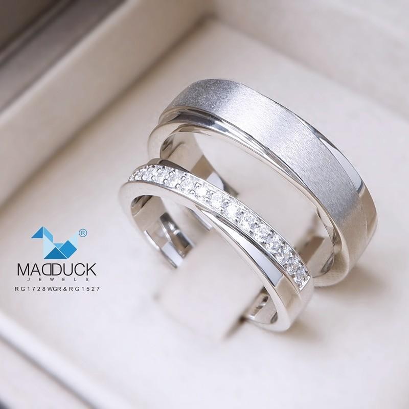Couple ring set – CZ in 925 silver by Madduck Jewels