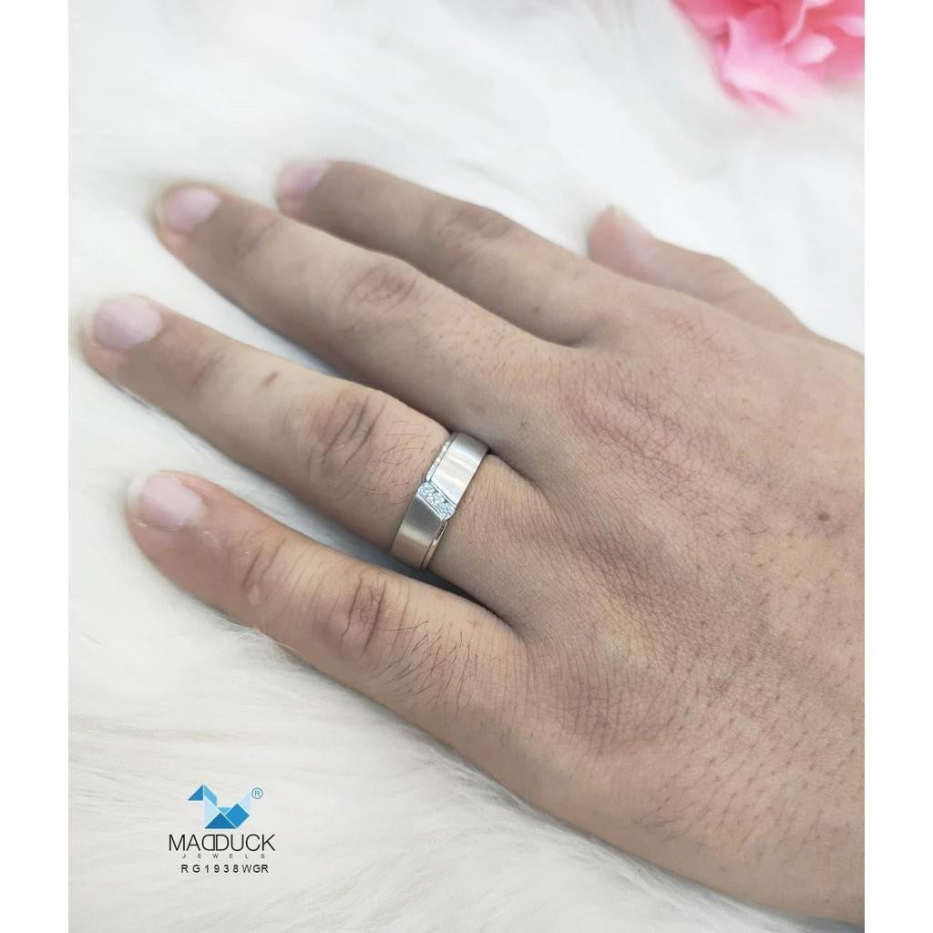 Men's ring – CZ in 925 silver by Madduck Jewels