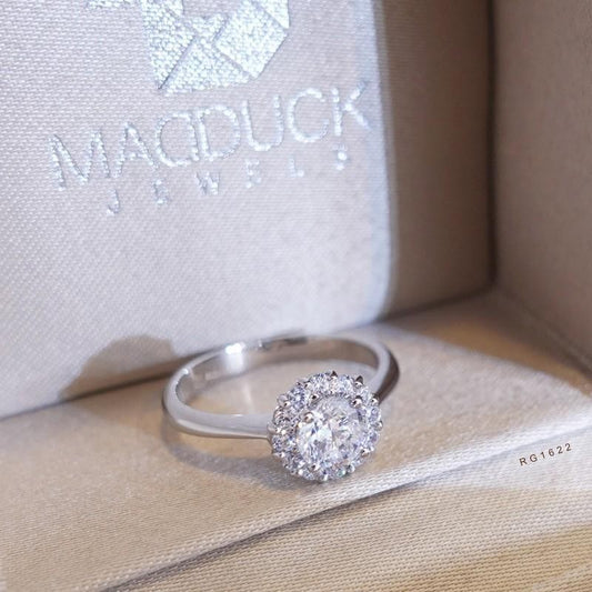 Women's ring – CZ in 925 silver by Madduck Jewels