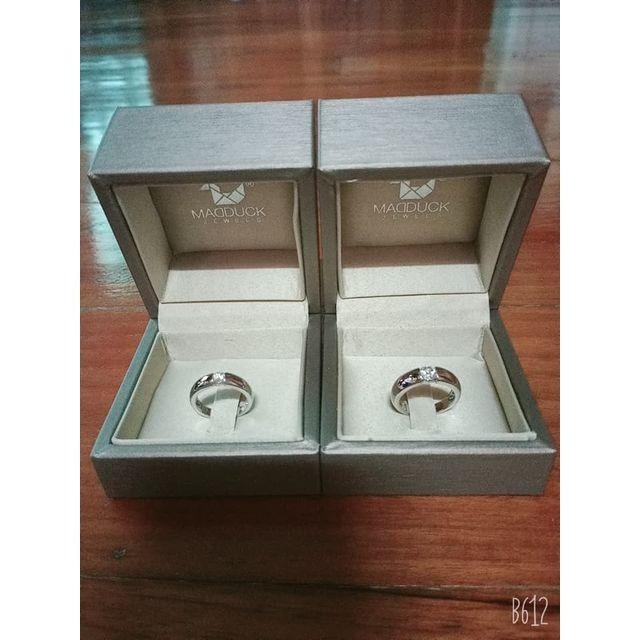 Couple ring set – CZ in 925 silver by Madduck Jewels