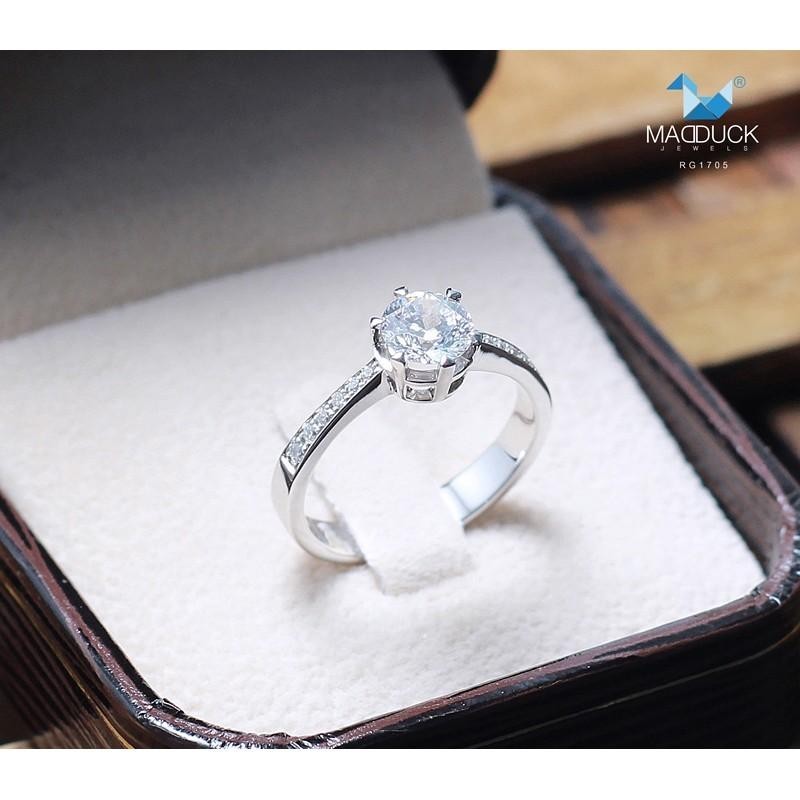 Women's ring – CZ in 925 silver by Madduck Jewels