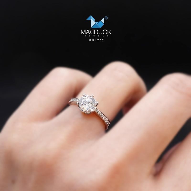 Women's ring – CZ in 925 silver by Madduck Jewels