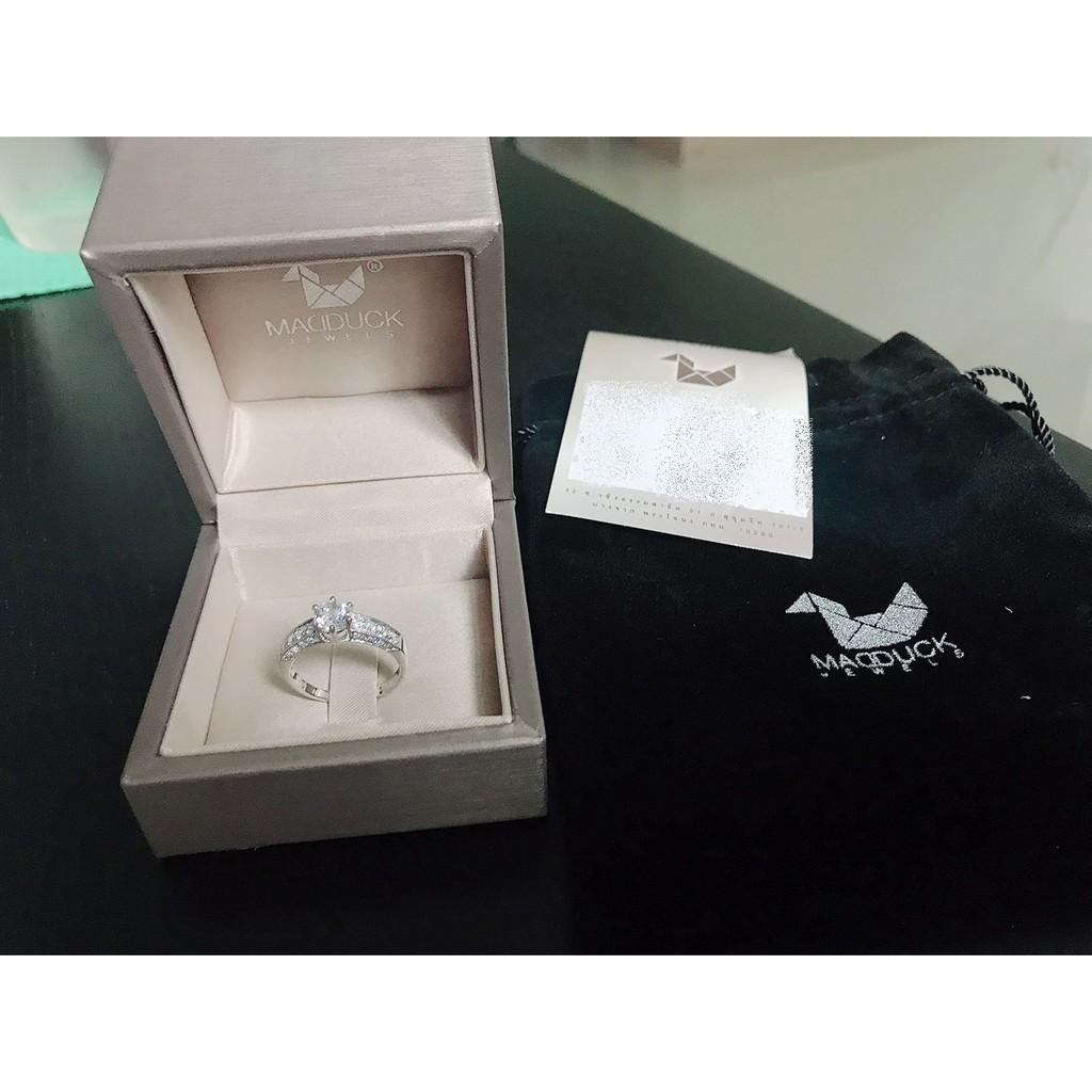 Women's ring – CZ in 925 silver by Madduck Jewels
