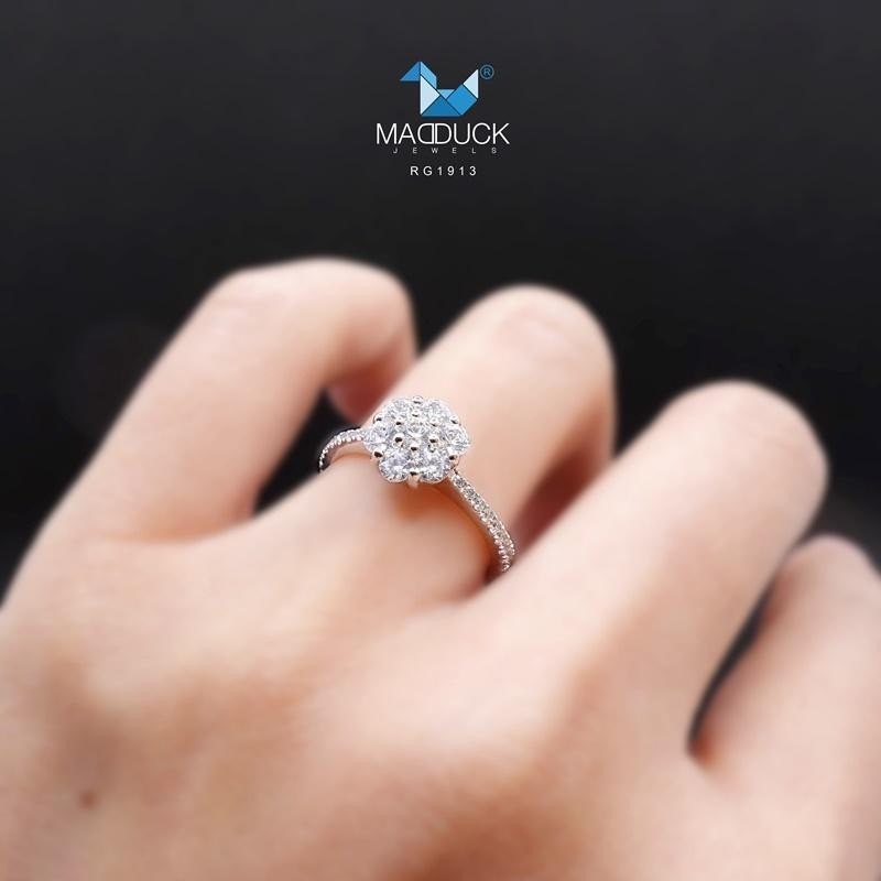 Women's ring – CZ in 925 silver by Madduck Jewels