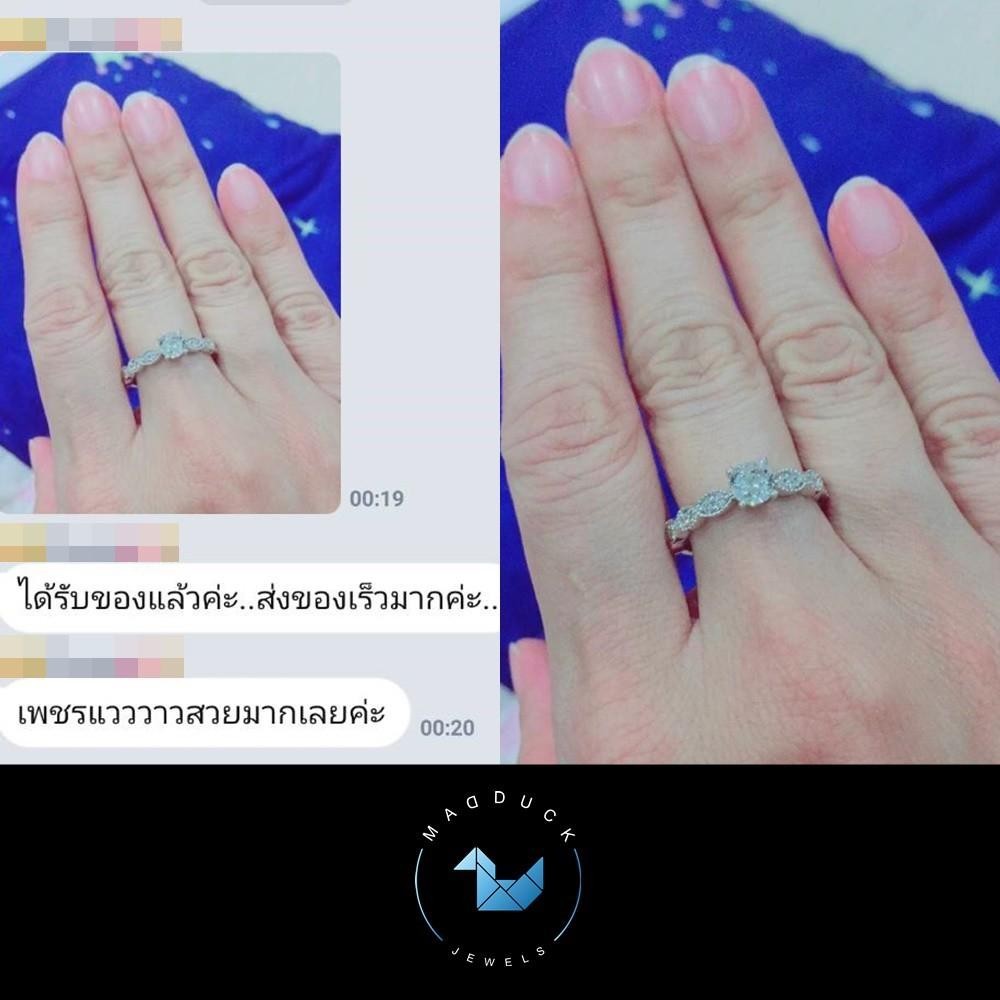 Women's ring – CZ in 925 silver by Madduck Jewels