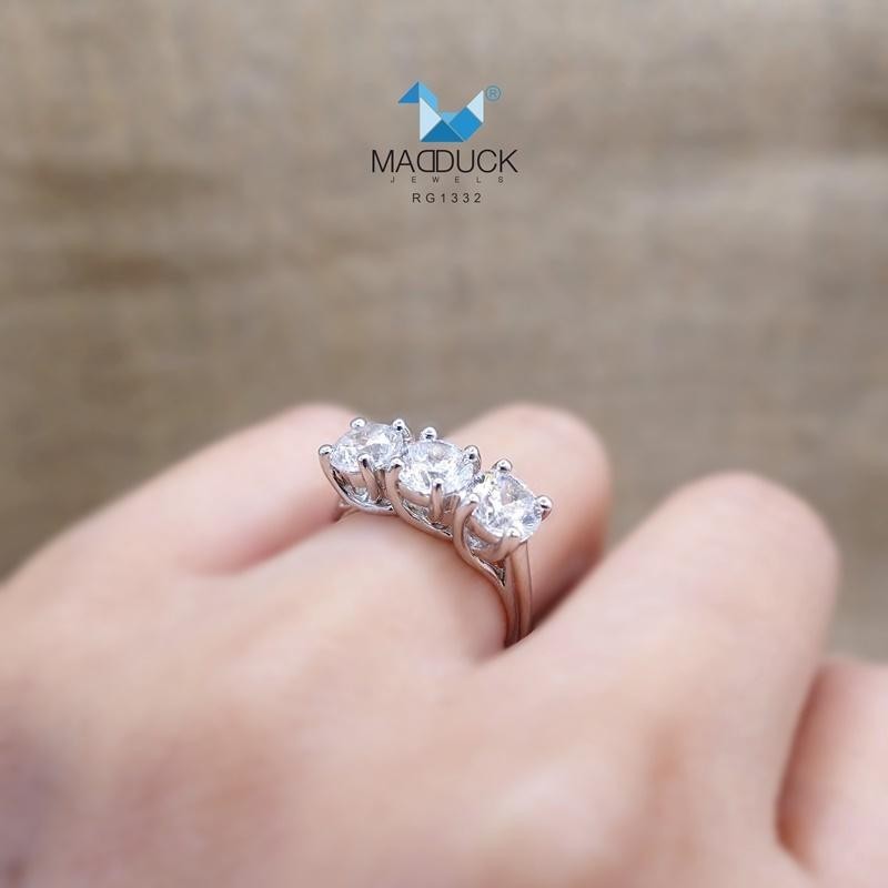 Women's ring – CZ in 925 silver by Madduck Jewels