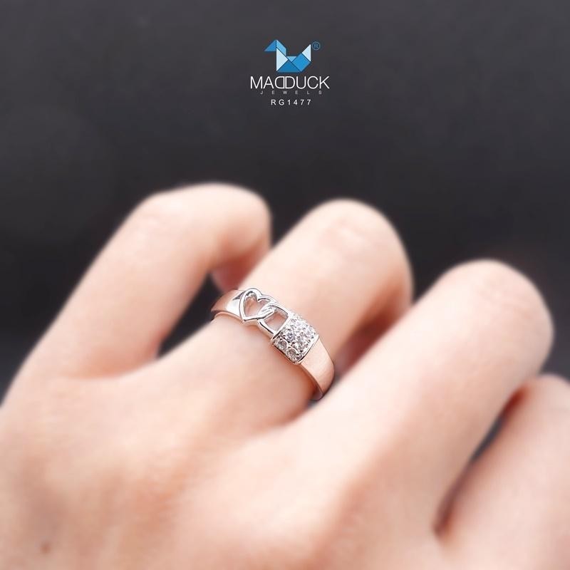 Women's ring – CZ in 925 silver by Madduck Jewels
