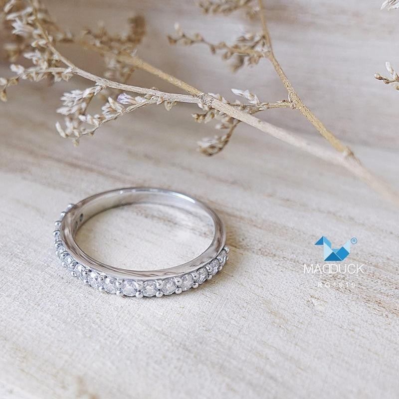 Women's ring – CZ in 925 silver by Madduck Jewels