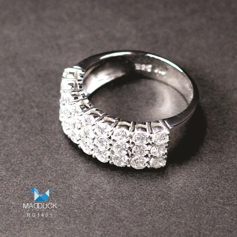 Women's ring – CZ in 925 silver by Madduck Jewels