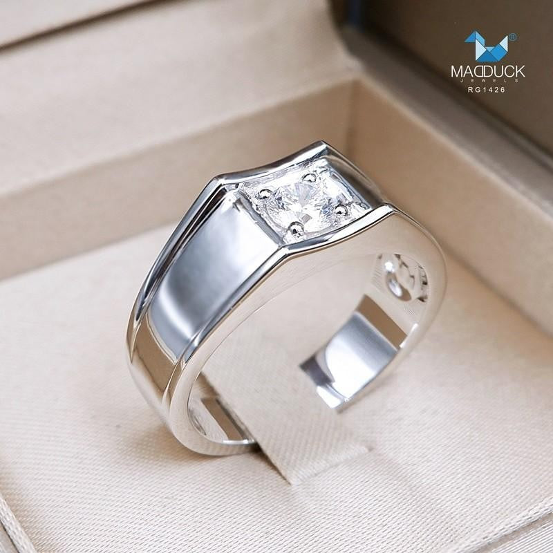 Couple ring set – CZ in 925 silver by Madduck Jewels