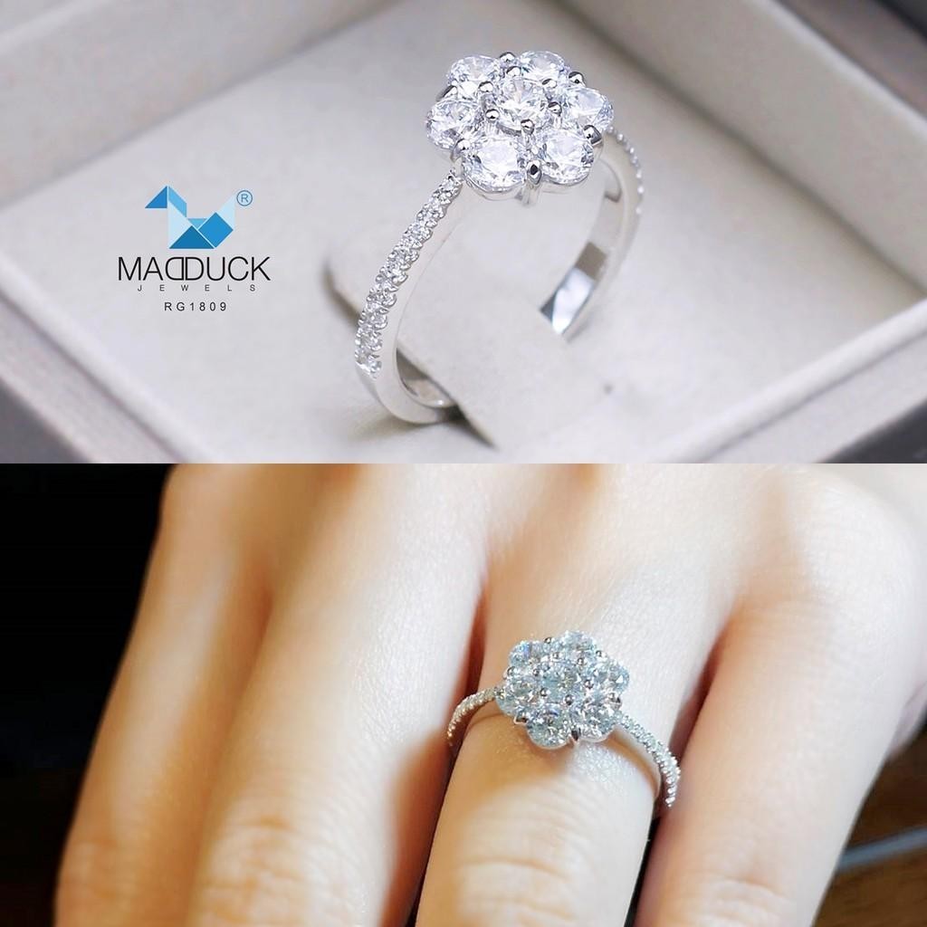 Women's ring – CZ in 925 silver by Madduck Jewels