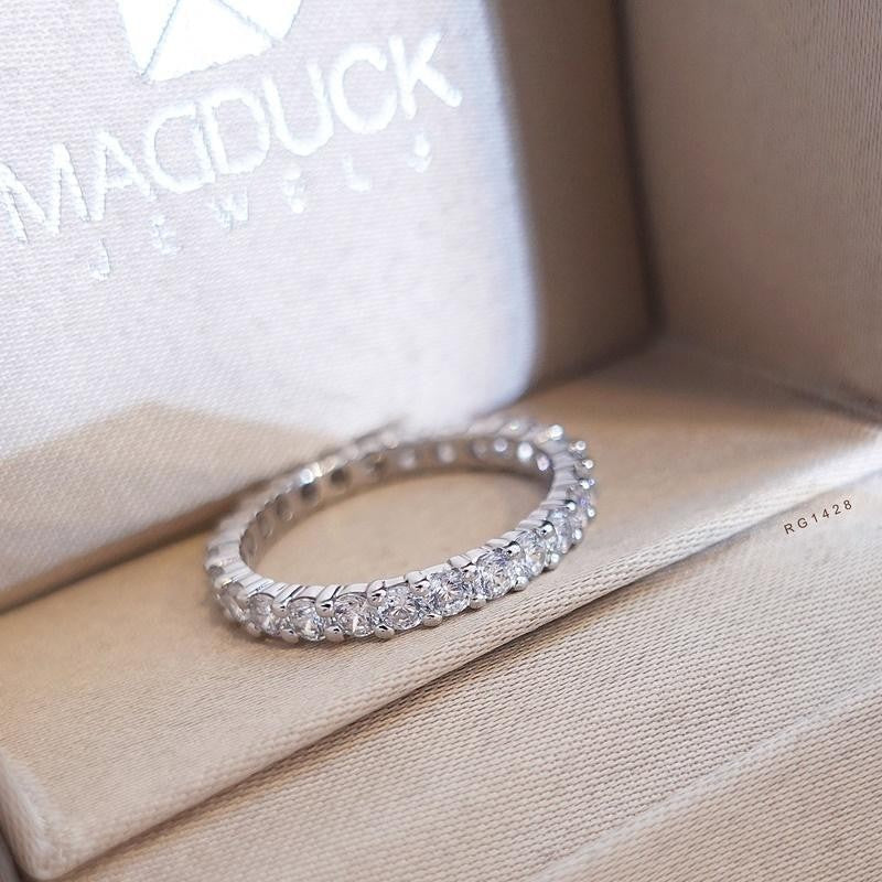 Women's ring – CZ in 925 silver by Madduck Jewels