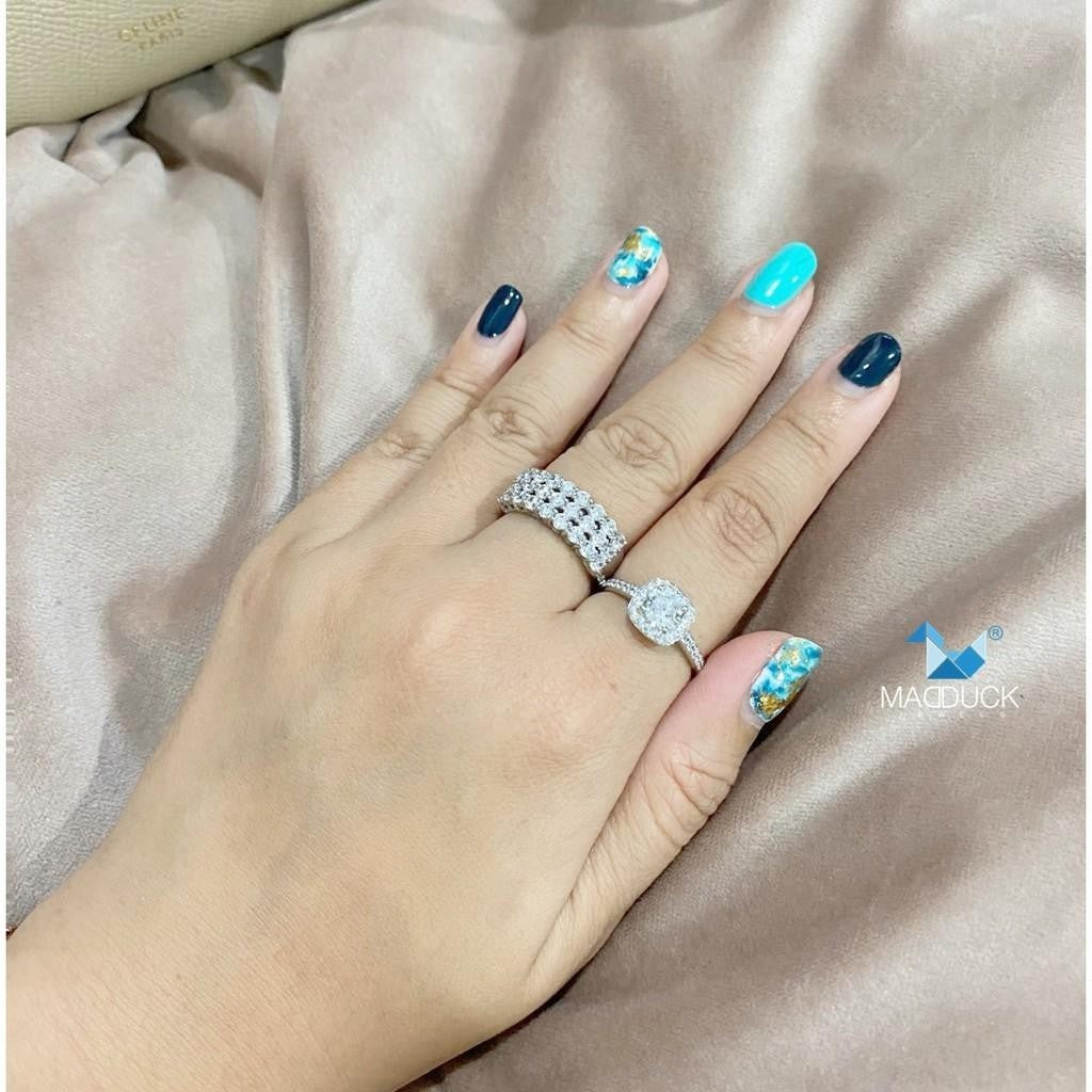 Women's ring – CZ in 925 silver by Madduck Jewels