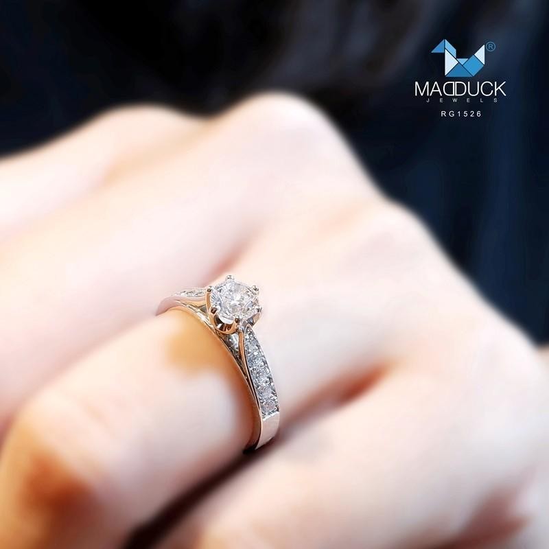 Women's ring – CZ in 925 silver by Madduck Jewels