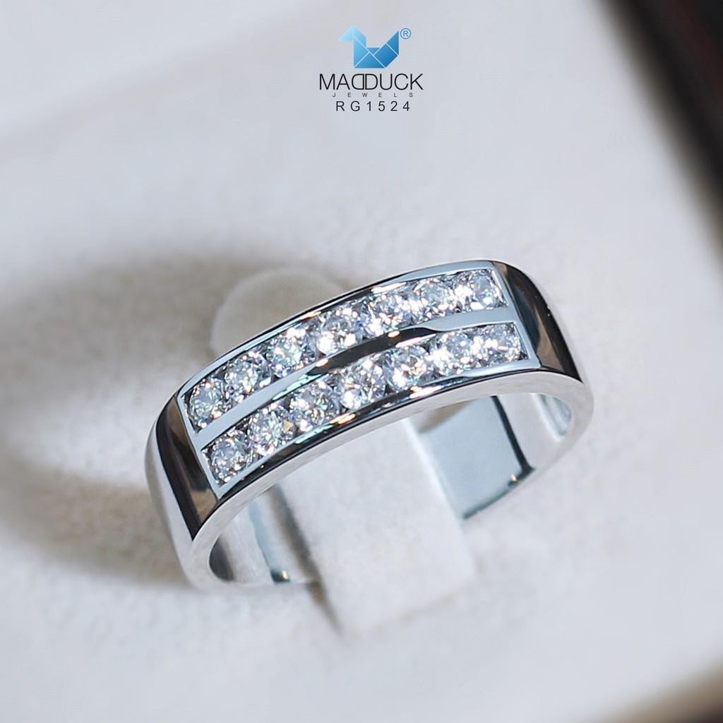 Unisex / male / female ring – CZ in 925 silver by Madduck Jewels