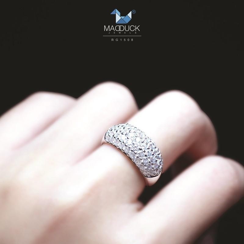 Women's ring – CZ in 925 silver by Madduck Jewels