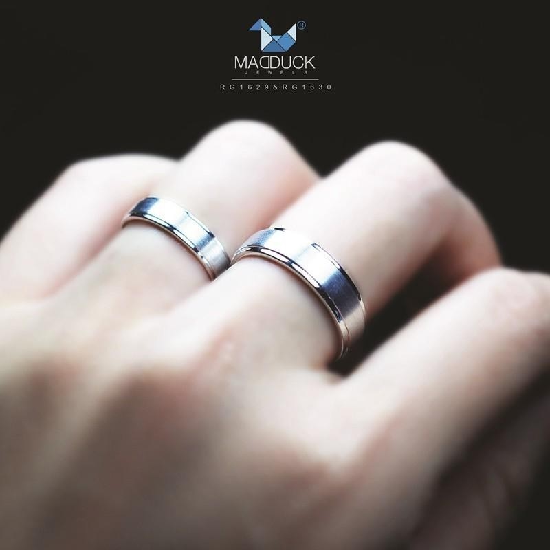 Couple ring set – CZ in 925 silver by Madduck Jewels