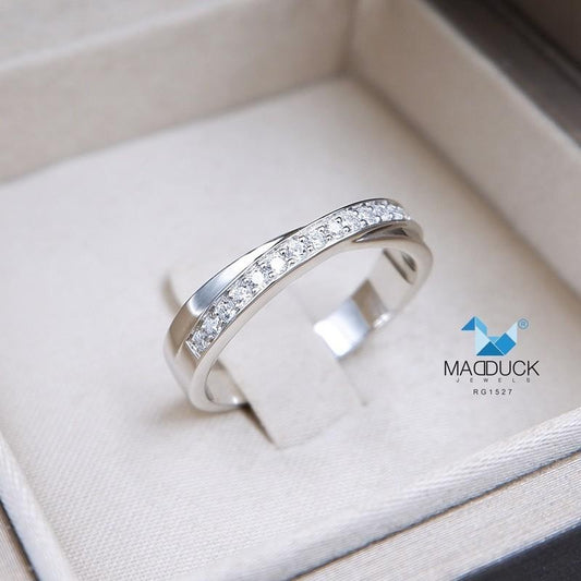 Women's ring – CZ in 925 silver by Madduck Jewels