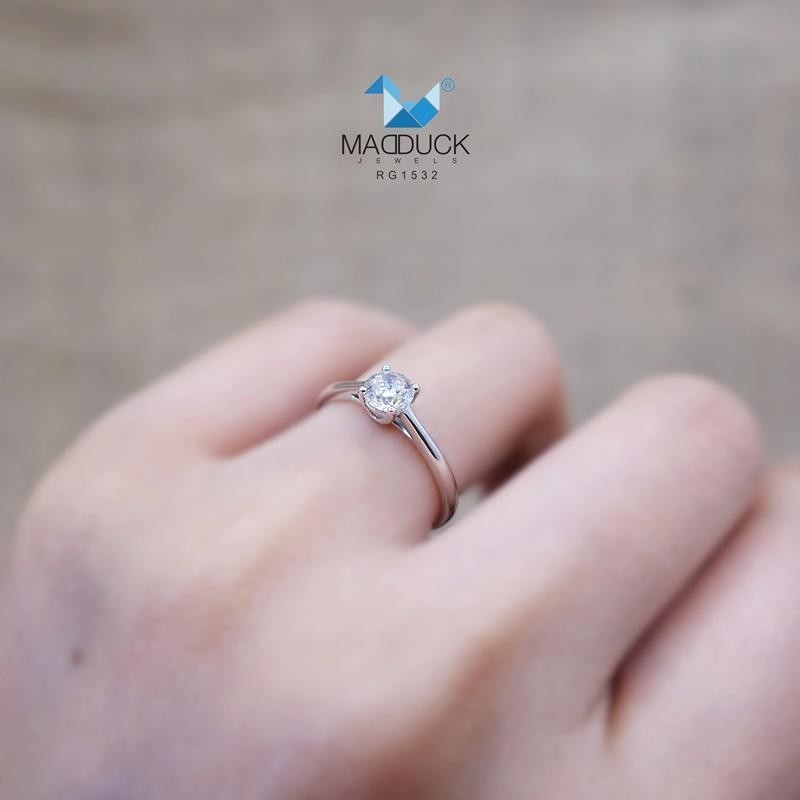 Women's ring – CZ in 925 silver by Madduck Jewels